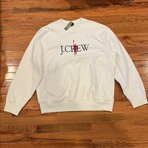 J. Crew White Crewneck pullover  for Men
